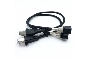 Fakra HSD Male to Ethernet RJ45 Crystal Head Plug Network LVDS Extension Cable 30CM