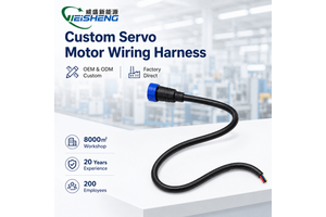 Custom Shielded Control Cable Assembly Servo Motor Encoder Sensor Harness OEM