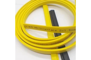 Asi Yellow and Black Tinned Copper PE Insulated Industrial Flat Communication Cable 2X1.5 AS-Interface AS-i Bus Cable