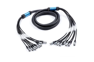 Super Six Cat6 LED Large Screen RJ45 Flexible Network Extension Line 8 Multi-Channel Mobile Performance Communication Cables