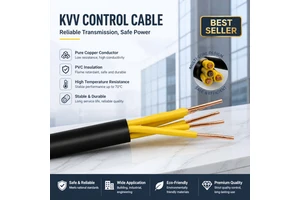 Multi-core KVV Flexible Control Cable Copper Conductor PVC Insulated 158 (58C) Industrial Machinery Signal CABLE
