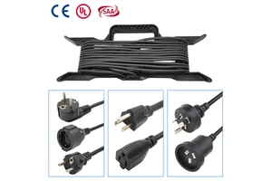 Portable 250V Industrial Plug Cable 15m/20m Outdoor Power Supply Cord 3*1.50mm² Female Plug for Construction Site Generator 13A