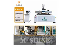 MS9-2130 CNC Router Machine Furniture Woodworking Center 12-Tool ATC Automatic Tool Changer Syntec Control System Motor & Pump