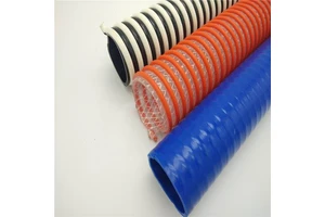 Corrosion Resistant PVC Spiral Hose, Rigid Helix Reinforced Suction Pipe For Chemical Industry Drainage And Acid Alkali Transfer