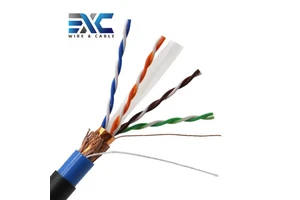EXC New Machine Produces Cat7 SFTP Ethernet LAN Cable 24AWG Bare Copper/CCA 305m CE Certified