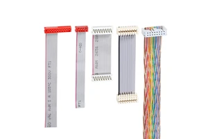 Custom Cable Wire Harness IDC Flat Cable Flexible 2-40 Pin All Kinds Of Ribbon Cable