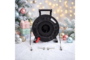 Om4 Portable Retractable Fiber Optic Cable Video Tv Media Transmission Communication Cable Tactical Single Mode 2 4 6 8 Cores
