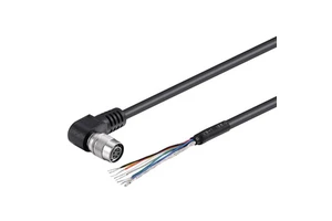 Industrial Camera Cables with 6-Pin Hirose Connector to 1-Pin Male IO for Electronic Applications