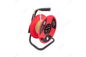 300M RC9808 Steel Ruler Deep Well Water Level Indicator Ruler Tape Cable With 14MM Probe 9V Battery With Alarm Water Level Meter