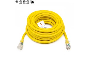 US ETL Certified 3-Prong 12A Waterproof Extension Cable Heavy Duty NEMA 5-15p Power Cord With SJTW Wire Type