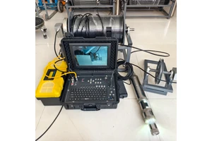 Waterproof and High-temperature Resistant 100m/200m Cable Deep Well Camera Manual Winch 73mm 360° Rotating Borehole Camera