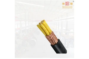 0.5mm 1mm 1.5mm Multi Cores Copper Conductor PVC/XLPE Insulation Copper Wire Braided Shield KVVP Low Voltage Control Cable