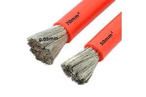 25mm2 50mm2 70mm2 90mm2 High Temperature Wire Heat Resistant Cable Silicone Copper Wire For RC Car Plane Lipo Battery Motor ESC