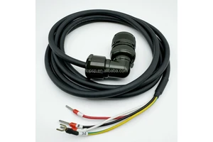 High Power 1.5KW Servo Motor Cable JZSP-CMM20-05-E JZSP-CMM20 Custom Any Length CNC Machine Power Wire Harness