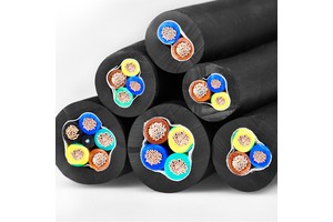 High Quality JHS Waterproof Rubber Submersible Cable 2 3 4 5 Core 0.75mm2 1.5mm2 Flexible Jhs Rubber Submersible Cable Wire