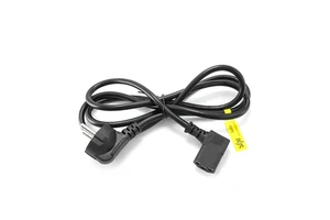 Sipu Factory Supply Power Cord 90° Bent IEC C13 to EU Plug 1.8M Custom Logo Private Label Power Cable for Mechanical Equipment