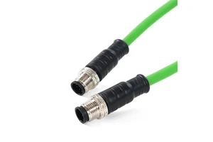 Factory OEM CAT5E M12 Industrial Cables SFTP M12 Connector a Code 8Pin to M12 a Code 8Pin M12 Ethernet Cable with Drag Chain