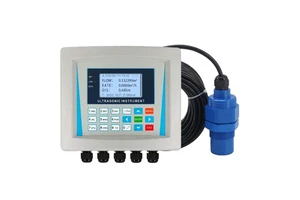 Shelok Ultrasonic Open Channel Flow Meter Agricultural Irrigation LCD Display SCADA Cloud Monitoring Support for Water Medium