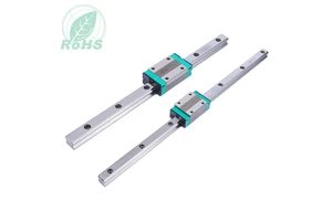 Steel Linear Guide Rail Kit Slide Block HGR15 HGR20 HGR25 HGR30 Curved 1000mm 2000mm 3000mm Rails CNC Featuring Motor PLC