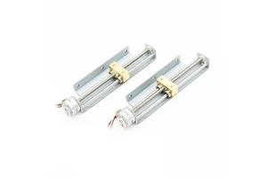 90mm Stroke Micro Linear Stepping Motor Mini Linear Dc Stepper Motor Linear Actuators 5v Dc With Bracket And Brass Nut Slider