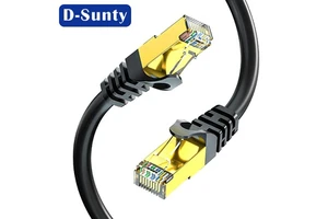 Industrial Grade Cat7 Ethernet Cable: Double Shielded S/FTP Design for Maximum EMI Protection