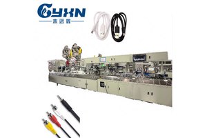 Automatic Multi function Cable Making Machine USB Audio Power Cable Cutting Stripping Welding Testing Molding Machine