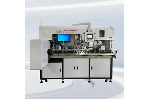 Fully Automatic Three-Plug Power Cord Machine Cable Manufacturing Equipment 1000-1500PCS/H Capacity for PVC/Rubber Wires