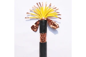 High Performance KVVP Shielded Control Cable 450/750V Multi-Core Copper Braid Screened Cable for Industrial Automation