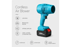 Industrial 20V Lithium Cordless Blower Portable Professional OEM Factory Wholesale Powerful Handheld Air Duster Cleaning Tool