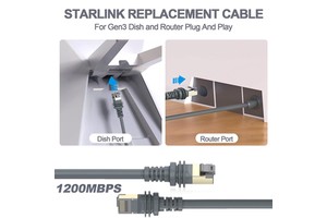 Mingyue Factory Wholesale Starlink Waterproof Cable Extender Kit V3 Replacement Extension Cable for Starlink Gen 3