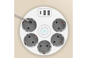 Universal EU Extension Socket Multi Outletst Power Strips With Usb And Type C Extension Cord