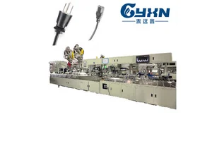 Full Automatic Cable Processing Machine USB Data Cable Power Cord Cutting Stripping Welding Testing Injection Molding Equipment