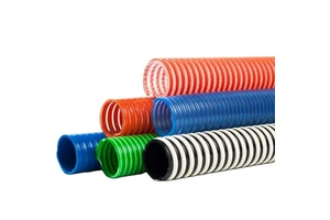 Non-toxic PVC Helix Suction Hose, Spiral Reinforced Flexible Pipe For Aquaculture Water Circulation And Fish Farm Drainage