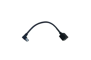 Right Angle RJ45 Male Female 0.25M Extension Cable CAT5e/CAT6 Network Internet Extender PVC Jacket FTP Shield Bare Copper
