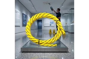 High Sensitive 5mm Non-locating 2-Pins TCP/IP Water Leak Detection Alarm Sensor Cable with Male Connector 500M Detection Range