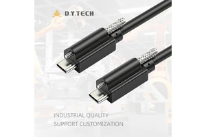 USB C Type-C Type-C Fast Charging 2m Data Cable Single Screw Locking Braid Shielding for Mobile Devices Cameras Desks Computers