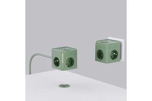 Modern 3 EU Outlet Power Strip With 3 AC Sockets 2 USB Ports And 1.5M Cable 16A Rated Current Universal Extension Socket Plug