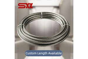OEM Custom Elevator Wire Rope 8mm 8*19S FC Natural Fiber Core Traction Lift Cable Factory Direct Wholesale