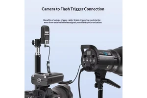 PC2.5/3.5 Connection Outdoor Shooting Sync Godox Studio Flash Trigger Cable