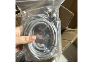 4-Core Sensor Connection Cable 3m Straight M12 Connector | Industrial Straight Cable