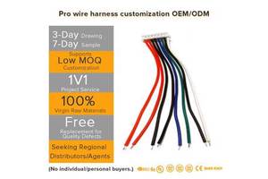 Professional Wireless PTFE IP65 Rated Pigtail Wiring Harness Generator Engine Reliability PLC Control Panel Servo Drive System