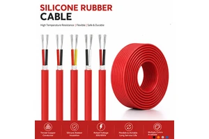 Flexible Multi Core Silicone Rubber Cable 2 3 4 5 6 8 Core Stranded Tinned Copper Power Control Wire for Industrial Automation