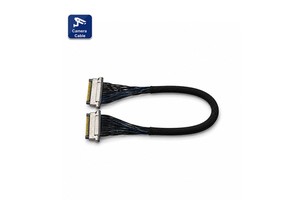 UL1354 Micro Coaxial Cable 20Pin 0.4mm A/A Connector LVDS Cable Assembly for Industrial Camera Harness Cable OEM