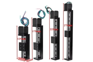 T-type CNC Sliding Table Rail Linear Stage Transport Guide Platform Stepper Motor Drive Kit Mini Slide Table XYZ Axis Table