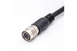 12 Pin Push Pull Camera Cable Circular Connectors HR10A 10P 12S Cable IO Trigger Cable for Industrial Machine Vision