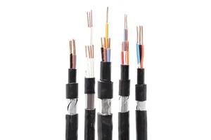Control Power Cable Copper Conductor PVC Insulation & Jacket IP68 Rated KVV/KVVP Model for Industrial Use