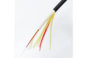 1 Core 2 Core 5.0mm FTTH Drop Cable G657A1 A2 G657B3 Round Fiber Cable 12 Fiber 1FO Reel 500M For Indoor Networking