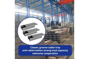 Factory Direct Groove Cable Tray Customizable Material Color Dimension For Any Industrial Commercial Project Wholesale OEM ODM