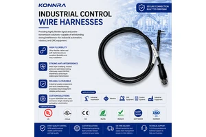 Custom Industrial Wiring Harness Connector Cable Assembly For Control Cabinets CNC Equipment Motorcycle Automobile Electronic