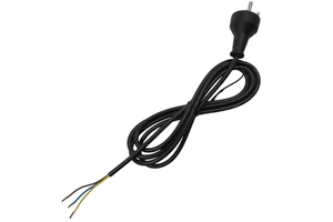 16A 250V Italy Type L Power Cord 3-Core Stripped Wires Italian Power Cable for Household Appliances & Industrial Equipment.